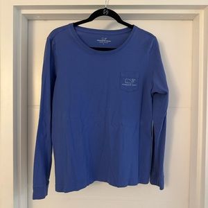 Vineyard Vines Blue Long Sleeve Tee